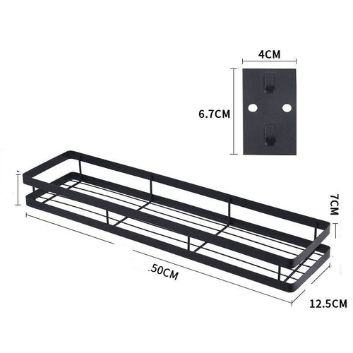 Multifunctional Wall Rack for Spice Storage Organization